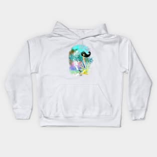 African Mermaid Splash Kids Hoodie